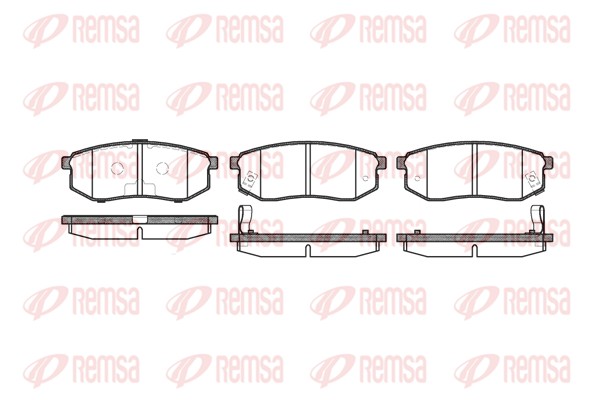 Brake Pad Set, disc brake (0749.02)
