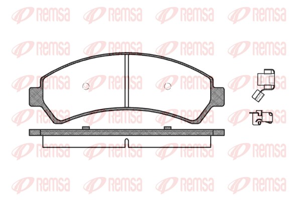 Brake Pad Set, disc brake (0688.00)