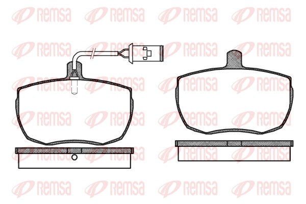 Brake Pad Set, disc brake (0056.22)