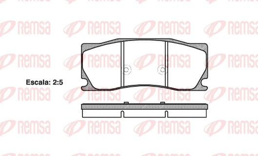 Brake Pad Set, disc brake (1402.00)