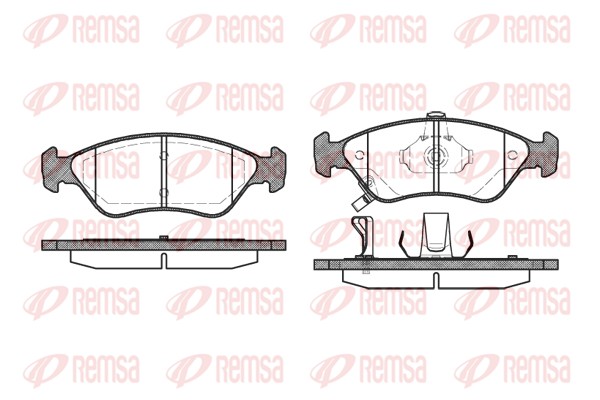 Brake Pad Set, disc brake (0648.02)