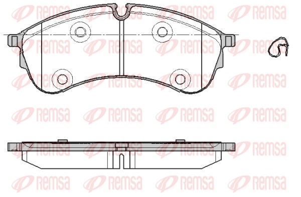 Brake Pad Set, disc brake (1847.00)