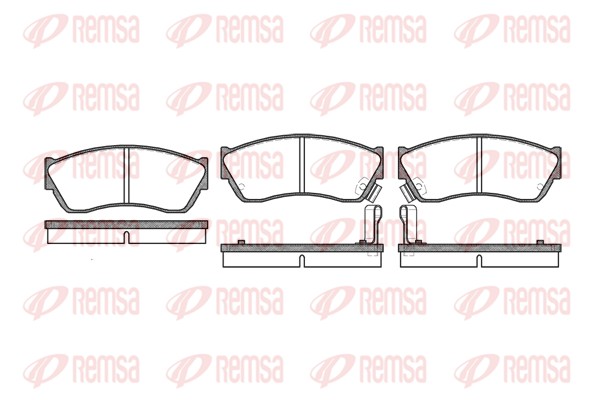 Brake Pad Set, disc brake (0147.22)