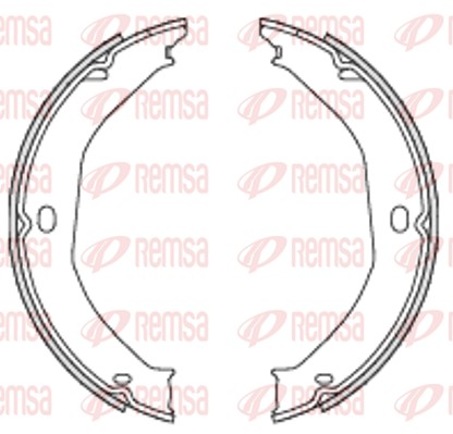 Brake Shoe, parking brake (4698.00)