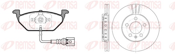 Brake Kit, disc brake (8633.10)