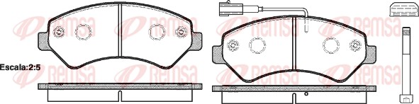 Brake Pad Set, disc brake (1275.01)