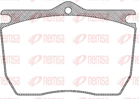 Brake Pad Set, disc brake (JCA 824.00)