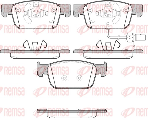 Brake Pad Set, disc brake (1692.01)