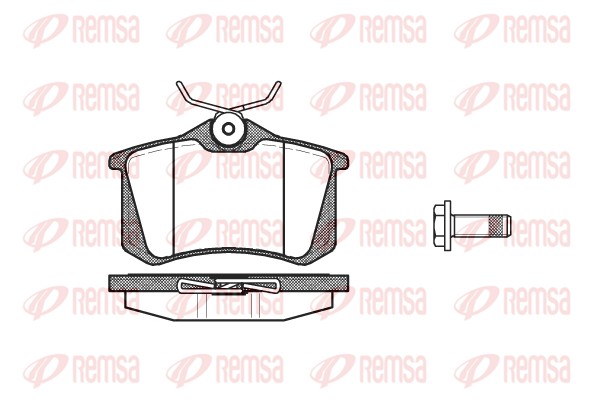 Brake Pad Set, disc brake (0263.05)