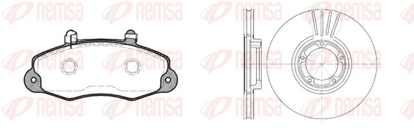 Brake Kit, disc brake (8391.01)