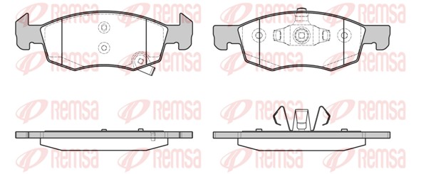 Brake Pad Set, disc brake (1634.02)