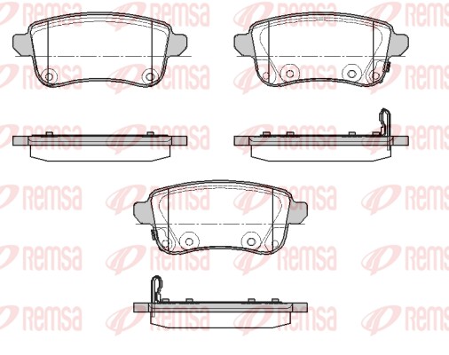 Brake Pad Set, disc brake (1387.02)