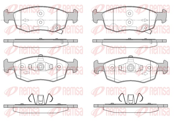 Brake Pad Set, disc brake (0172.34)
