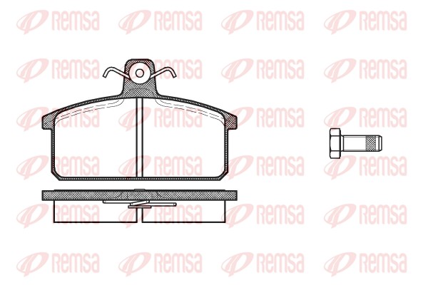 Brake Pad Set, disc brake (0128.00)
