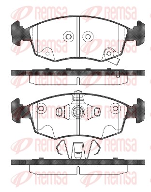 Brake Pad Set, disc brake (0172.72)