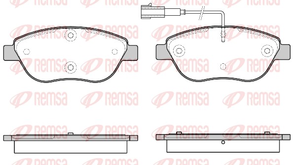 Brake Pad Set, disc brake (0859.45)
