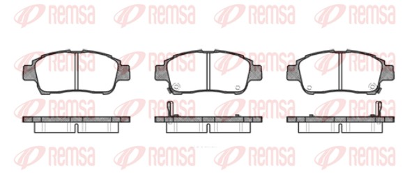Brake Pad Set, disc brake (0712.02)