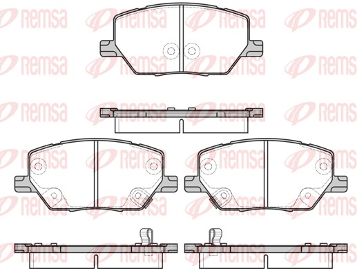 Brake Pad Set, disc brake (1640.02)