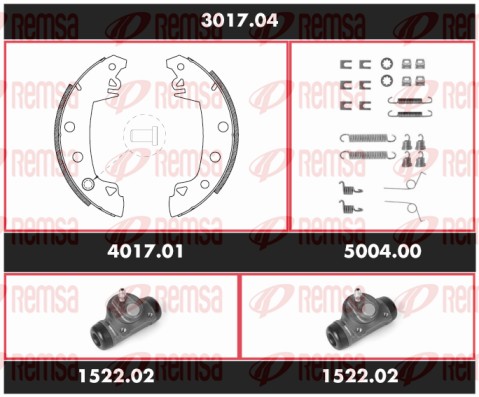 Brake Kit, drum brake (3017.04)