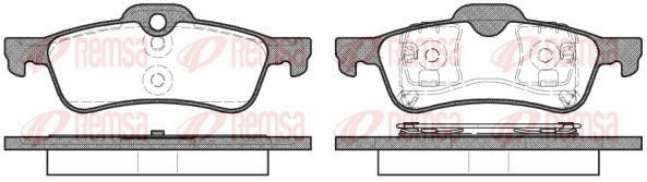 Brake Pad Set, disc brake (0862.00)