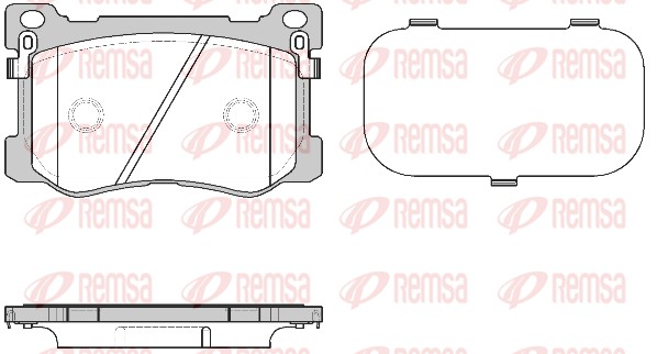 Brake Pad Set, disc brake (1475.12)