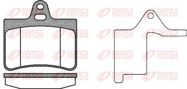 Brake Pad Set, disc brake (0830.20)