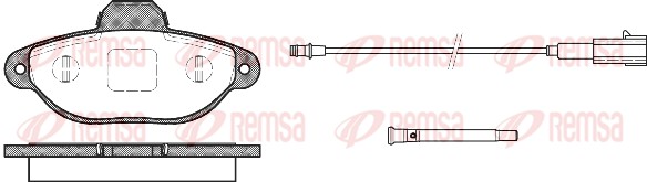 Brake Pad Set, disc brake (0414.21)