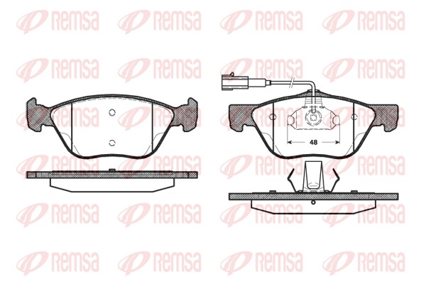Brake Pad Set, disc brake (0589.22)