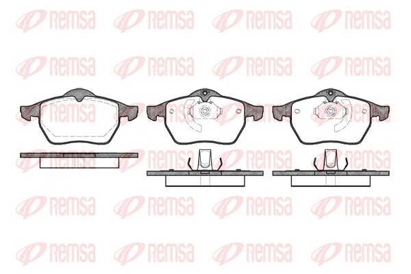 Brake Pad Set, disc brake (0390.10)