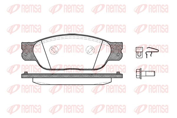Brake Pad Set, disc brake (0731.00)