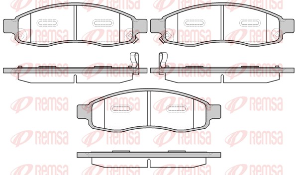 Brake Pad Set, disc brake (1094.32)