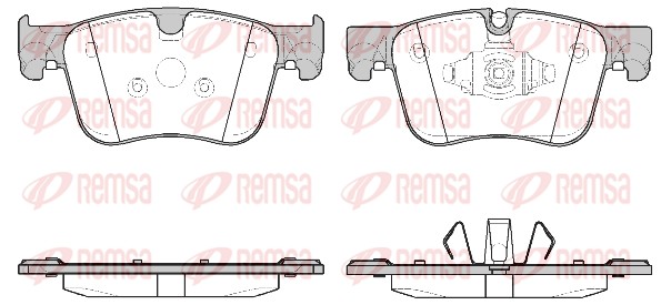 Brake Pad Set, disc brake (1560.10)