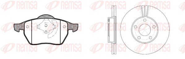 Brake Kit, disc brake (8390.03)