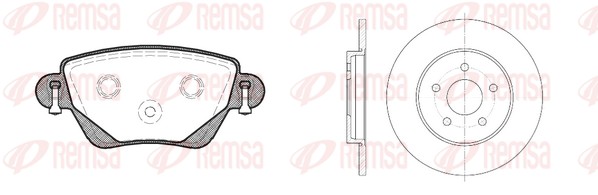 Brake Kit, disc brake (8777.00)