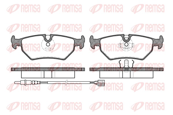 Brake Pad Set, disc brake (0265.32)