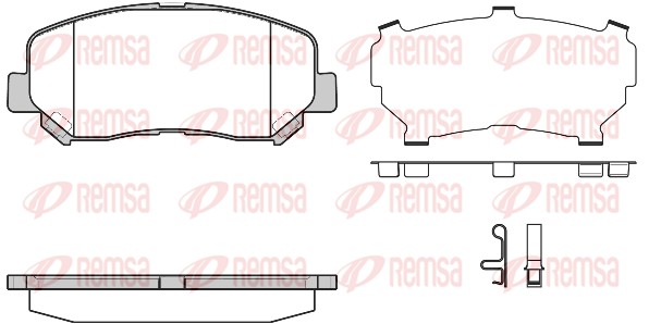 Brake Pad Set, disc brake (1513.24)