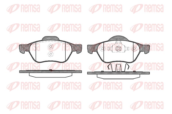 Brake Pad Set, disc brake (0962.00)