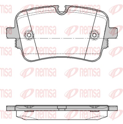 Brake Pad Set, disc brake (1668.10)
