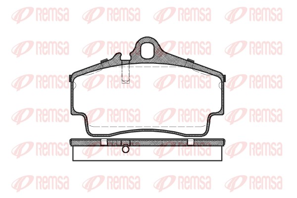 Brake Pad Set, disc brake (0654.00)