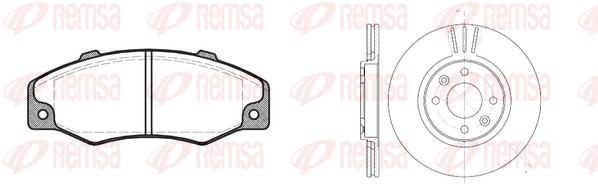 Brake Kit, disc brake (8220.01)