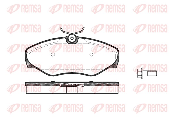 Brake Pad Set, disc brake (0834.00)