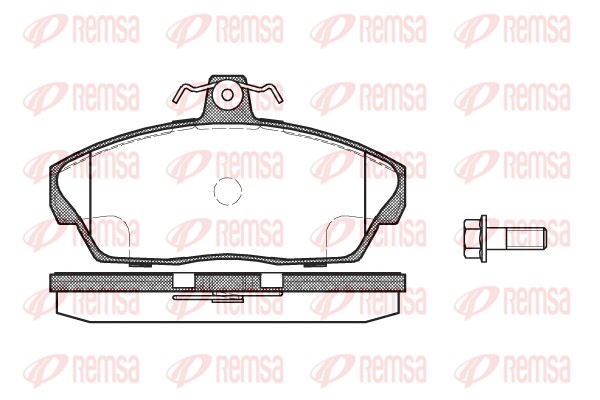 Brake Pad Set, disc brake (0337.10)