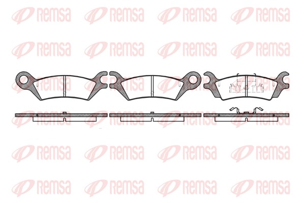 Brake Pad Set, disc brake (0158.10)