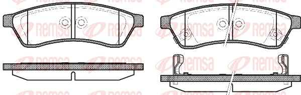 Brake Pad Set, disc brake (1349.02)