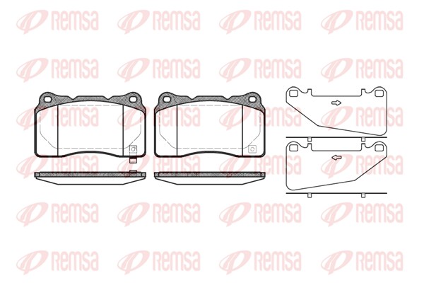 Brake Pad Set, disc brake (0666.32)