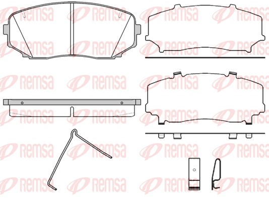 Brake Pad Set, disc brake (1267.02)
