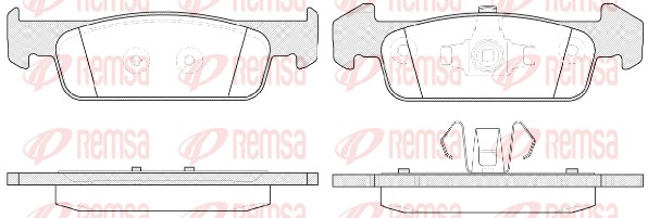 Brake Pad Set, disc brake (1540.10)