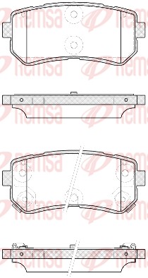 Brake Pad Set, disc brake (1209.42)
