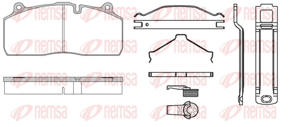 Brake Pad Set, disc brake (JCA 1316.81)