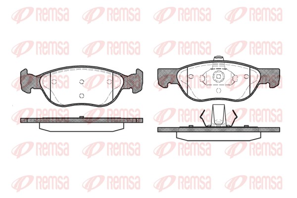 Brake Pad Set, disc brake (0587.00)